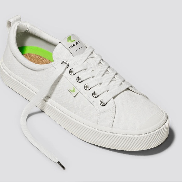 Cariuma Shoes - Cariuma Off White Canvas OCA Low Top Sneaker Unisex Women 6.5/Men 5 New